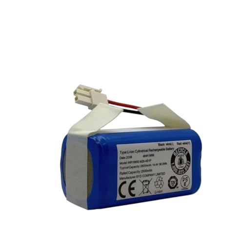 VFUNIOUSF 14,4 V wiederaufladbarer Lithium-Akku for Staubsauger, kompatibel mit ILIFE A4s A6 V7s Plus A9s W400, Akkus for Roboterstaubsauger(3500mAh) von VFUNIOUSF