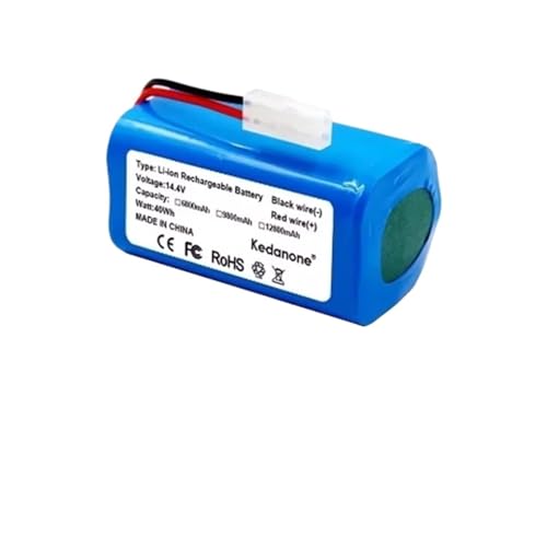 VFUNIOUSF H18650CH-4S1P 14,8 V 6800 mAh Li-Ionen-Akku, kompatibel mit Puppy R30/R35, Roboter-Staubsauger G1 MJSTG1, SKV4136GL(5200mAh X1) von VFUNIOUSF