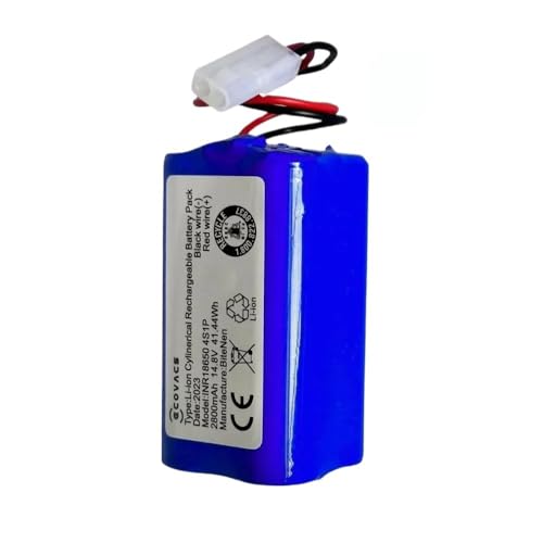 VFUNIOUSF Li-Ionen-Akku RS-RT900866 CMICR18650F5, kompatibel mit Rowenta, Explorer Serie 20 40 Roboterstaubsauger(Battery 2800mAH) von VFUNIOUSF