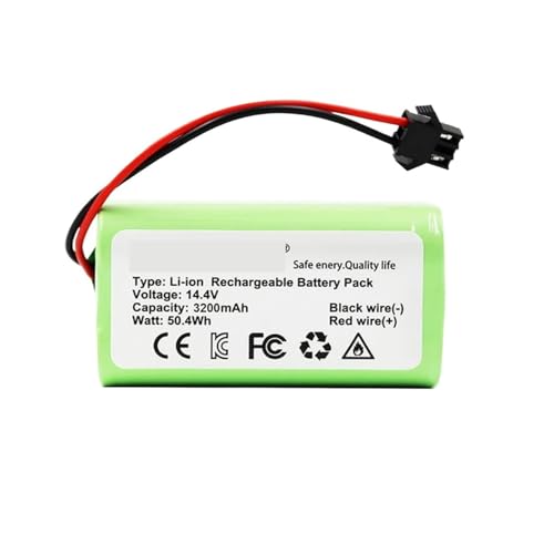 VFUNIOUSF Roboter-Staubsauger-Akku, kompatibel mit Conga 990 1090, kompatibel mit Deebot N79 N79S DN622(3200mAh) von VFUNIOUSF