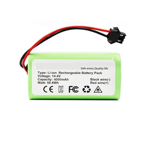 VFUNIOUSF Roboter-Staubsauger-Akku, kompatibel mit Conga 990 1090, kompatibel mit Deebot N79 N79S DN622(4000mAh) von VFUNIOUSF