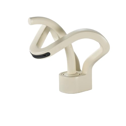 Waschbecken Waschbecken Wasserhahn Toilette Untertischbecken Haushalt Badezimmer Schrank Heiß und Kalt Wasserfall Wasserhahn (Weiß) von VFfotO