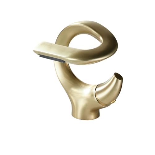 Wasserfall-Badezimmer-Waschtisch-Wasserhahn, heiß und kalt, aus Kupfer, Hotel, Zuhause, Waschtischarmatur (Ruskin) von VFfotO