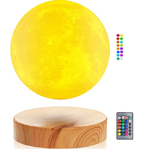 VGAzer Schwebende M oon Lamp-Magnetic LED Night Light -18 Farben Floating Moon Lamp Desk Toys für Weihnachten Geschenk Geburtstag von VGAzer