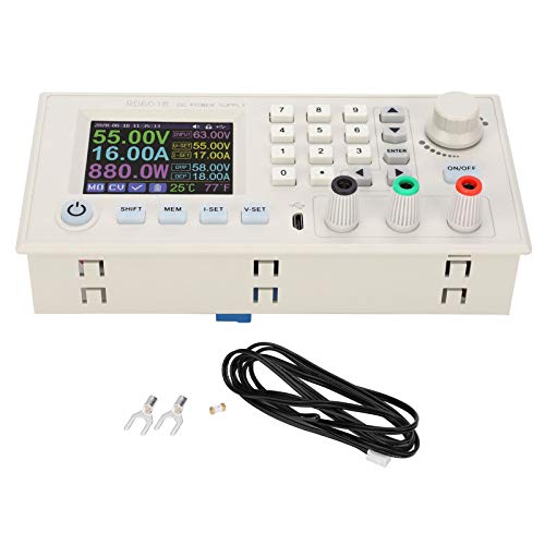 CNC-DC-DC-Buck-Modul Buck-Boost-Netzteil, Elektronisches Bauteil Modul Einstellbarer Adapter Step Up und Down 6-70 V Bis 0-60 V für Labors von Wissenschaftlichen Forschungsinstituten(RD6018) von VGEBY