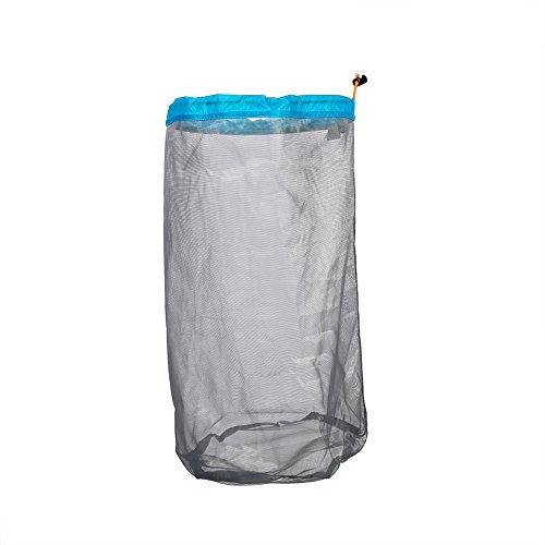 VGEBY1 Mesh Aufbewahrungstasche, Ultra-Light Mesh Outdoor Camping Mesh Tasche Premium Zipper Travel Storage Organize Bag(XLblue) von VGEBY1