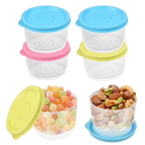 VGECEE 6 Stück Kleine Lebensmittelbehälter,5oz /160ml Mini Gefrierdosen Wiederverwendbare Feinkostschalen Stapelbare Lebensmittel Vorratsdosen Klein Tiefkühldosenset für Snacks,Saucen,Babynahrung VGECEE 6 Stück Kleine Lebensmittelbehälter,5oz /160ml Mini Gefrierdosen Wiederverwendbare Feinkostschalen Stapelbare Lebensmittel Vorratsdosen Klein Tiefkühldosenset für Snacks,Saucen,Babynahrung von VGECEE