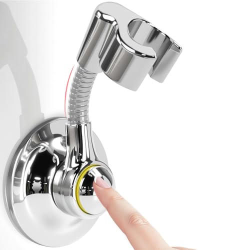 VGECEE Duschkopfhalterung ohne Bohren Saugnapf 360° Drehbar Duschhalterung Verstellbar Duschkopfhalter Saugnapf Handbrause Duschbrause Halterung Brausehalter für Dusche,Handdusche Halterung VGECEE Duschkopfhalterung ohne Bohren Saugnapf 360° Drehbar Duschhalterung Verstellbar Duschkopfhalter Saugnapf Handbrause Duschbrause Halterung Brausehalter für Dusche,Handdusche Halterung von VGECEE