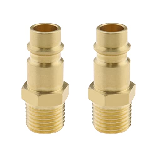 2 Stück Druckluft-Nippeln NW 7.2 mit 1/4 Zoll Außengewinde für Druckluftanschluss Luftschlauch Kompressor Stecker Schnellverbindung 2 Stück Druckluft-Nippeln NW 7.2 mit 1/4 Zoll Außengewinde für Druckluftanschluss Luftschlauch Kompressor Stecker Schnellverbindung von VGOL