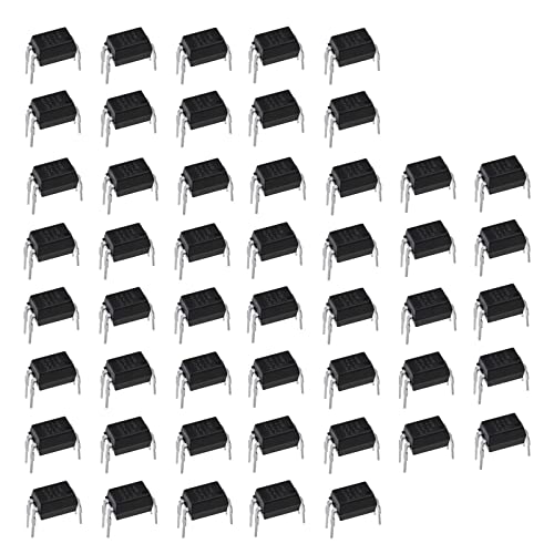 VGOL 50 STÜCKE PC817 Optokoppler Inline 2,54 mm Raster 4-poliger DIP-4-Montage-Transistorausgangs-Optokoppler für Computerterminals Timer Oszilatoren Dual Opamps Quad Opamp VGOL 50 STÜCKE PC817 Optokoppler Inline 2,54 mm Raster 4-poliger DIP-4-Montage-Transistorausgangs-Optokoppler für Computerterminals Timer Oszilatoren Dual Opamps Quad Opamp von VGOL