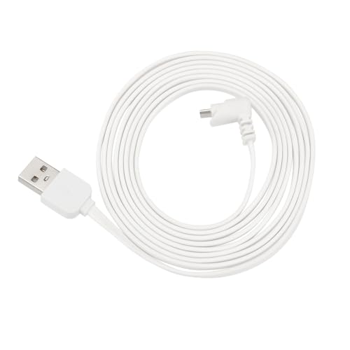 VGOL 1 PC 2M 6,6 Ft 90 Grad Rechtwinklig Flache Micro USB Lade Power Kabel Kameras Kompatibel mit Arlo Pro Pro 2 Kompatibel mit Arlo GO Kompatibel mit Arlo U8I0 von VGOL