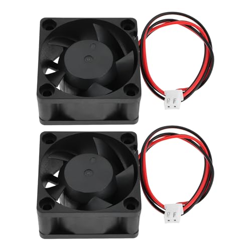 VGOL 2 Stück DC 12 V Bürstenloser 2-poliger Lüfter 40 X 40 X 20 Mm Kühllüfter Lagerkühllüfter für Computer CPU-Kühlung 3D-Drucker Und Laser Schwarz VGOL 2 Stück DC 12 V Bürstenloser 2-poliger Lüfter 40 X 40 X 20 Mm Kühllüfter Lagerkühllüfter für Computer CPU-Kühlung 3D-Drucker Und Laser Schwarz von VGOL