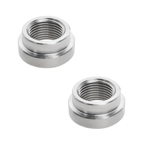 VGOL 2 Stück M18 X 1,5 Gewinde Edelstahl-Stufenmutter Bung O2-Sensormutter Sondenschweißgewindemutter Sauerstoffsensor-Bossmutter Gewinde Bung Stufen-Einbaumutter VGOL 2 Stück M18 X 1,5 Gewinde Edelstahl-Stufenmutter Bung O2-Sensormutter Sondenschweißgewindemutter Sauerstoffsensor-Bossmutter Gewinde Bung Stufen-Einbaumutter von VGOL