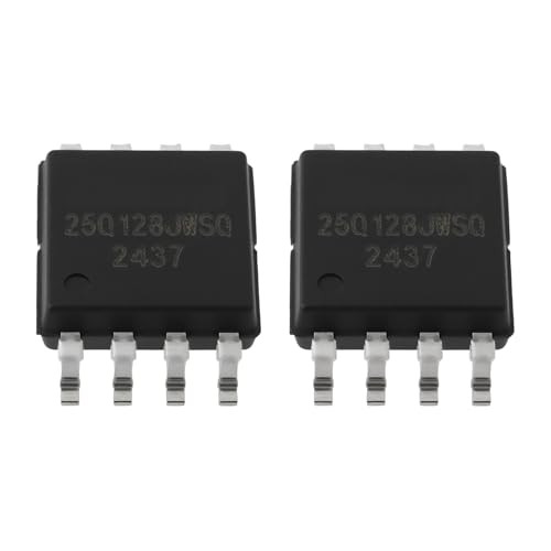 VGOL 2 Stück W25Q128JWSQ 128 Mbit Serieller Flash-Speicherchip SOIC-8-Paket SPI-Schnittstelle für Eingebettete Systeme Und Datenspeicheranwendungen von VGOL