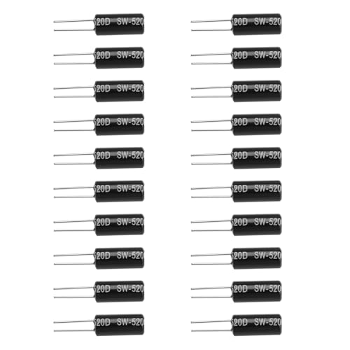 VGOL 20 Stück Kugelwinkel-Neigungsvibrationsschalter SW-520D Kugelschalter Neigungssensorschalter 22,2 x 5,2mm für Kleine Haushaltsgeräte Sportgeräte Schwarz VGOL 20 Stück Kugelwinkel-Neigungsvibrationsschalter SW-520D Kugelschalter Neigungssensorschalter 22,2 x 5,2mm für Kleine Haushaltsgeräte Sportgeräte Schwarz von VGOL