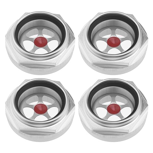 VGOL 4 x 3/4 Luftkompressor, Ölstand-Sichtglas, BSP-Aluminiumlegierung, Flüssigkeitsstand-Anschluss, geeignet für Luftkompressoren, überprüfen Sie den Ölstand der Pumpe VGOL 4 x 3/4 Luftkompressor, Ölstand-Sichtglas, BSP-Aluminiumlegierung, Flüssigkeitsstand-Anschluss, geeignet für Luftkompressoren, überprüfen Sie den Ölstand der Pumpe von VGOL