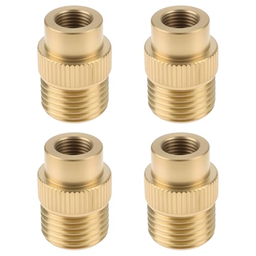 VGOL 4x Kupfer-Spritzpistolen M5 auf 1/8 Zoll Adapter Kompatibel mit Badger AB104 von VGOL