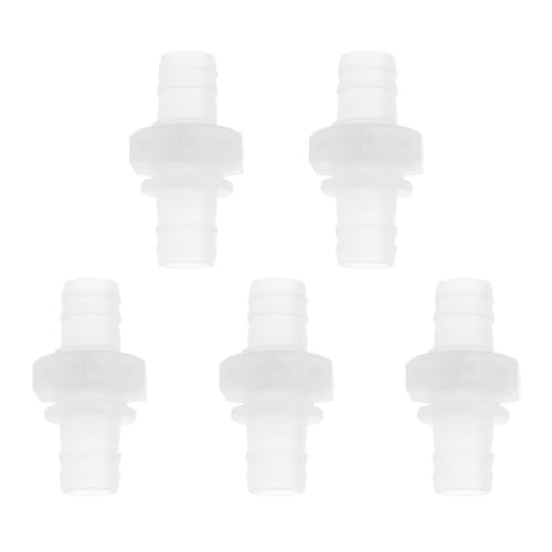 VGOL 5 Stück 1,27 cm Schlauchstutzen, Schottverschraubung, Kunststoff, Sechskant, gerade, Verbindungsstück für Wasser/Kraftstoff/Luft VGOL 5 Stück 1,27 cm Schlauchstutzen, Schottverschraubung, Kunststoff, Sechskant, gerade, Verbindungsstück für Wasser/Kraftstoff/Luft von VGOL