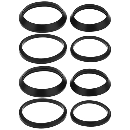 VGOL 8-teiliges Gummidichtungsset für Siphon Einlass Und Auslass Gemischte Packung 1 1/4 Und 1 1/2 Unterlegscheiben für Waschbecken von VGOL