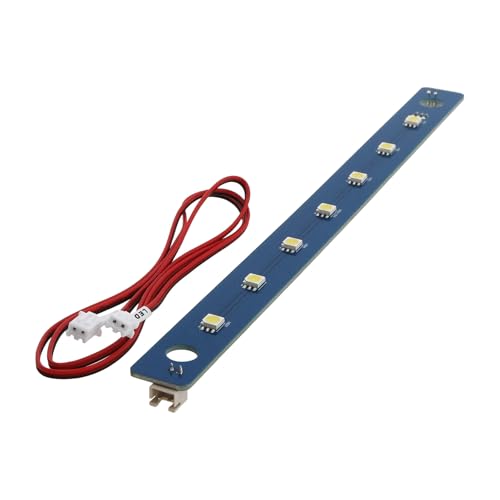 VGOL LED-Lichtplatine kompatibel mit FLASHFORGE Adventurer 5M / 5M Pro, 24V Ersatzstreifen mit 7 LEDs für 3D-Drucker Frontplatte VGOL LED-Lichtplatine kompatibel mit FLASHFORGE Adventurer 5M / 5M Pro, 24V Ersatzstreifen mit 7 LEDs für 3D-Drucker Frontplatte von VGOL