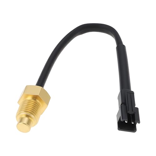 VGOL Motorrad-Wassertemperaturmessgerät, 2-polig, Sensorleitungen, Messgerät, Kabel, M10 x 1 mm, kompatibel mit Koso-Wassertemperaturmessgerät VGOL Motorrad-Wassertemperaturmessgerät, 2-polig, Sensorleitungen, Messgerät, Kabel, M10 x 1 mm, kompatibel mit Koso-Wassertemperaturmessgerät von VGOL