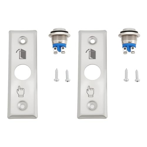 VGOL Tür-Zugangskontrollschalter aus Edelstahl, 3 A/36 V Gleichstrom, für 28 mm breite schmale Türrahmen, 91 x 28 mm, 2 Stück VGOL Tür-Zugangskontrollschalter aus Edelstahl, 3 A/36 V Gleichstrom, für 28 mm breite schmale Türrahmen, 91 x 28 mm, 2 Stück von VGOL