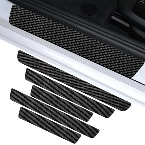 VGTDCDT 5 Stück Auto Einstiegsleisten Schutz für VW Golf 8 MK8 2019-2022 2023 2024 2021 2020, Carbon Fiber Einstiegsleisten Kratzschutz Auto Türeinstiegsschutz Aufkleber,A VGTDCDT 5 Stück Auto Einstiegsleisten Schutz für VW Golf 8 MK8 2019-2022 2023 2024 2021 2020, Carbon Fiber Einstiegsleisten Kratzschutz Auto Türeinstiegsschutz Aufkleber,A von VGTDCDT