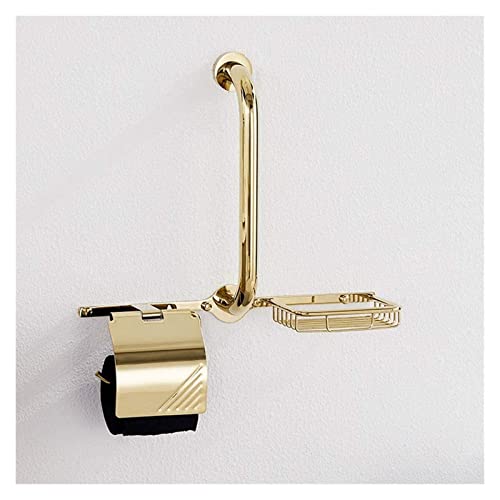 Wannengriff Handicap, Toilettensicherheits-Anti-Rutsch-Griff mit Drahtseifenschale, verstellbare Schienen for ältere Menschen zur Wandtoilettenhilfe for Senioren von VGTLAKEX