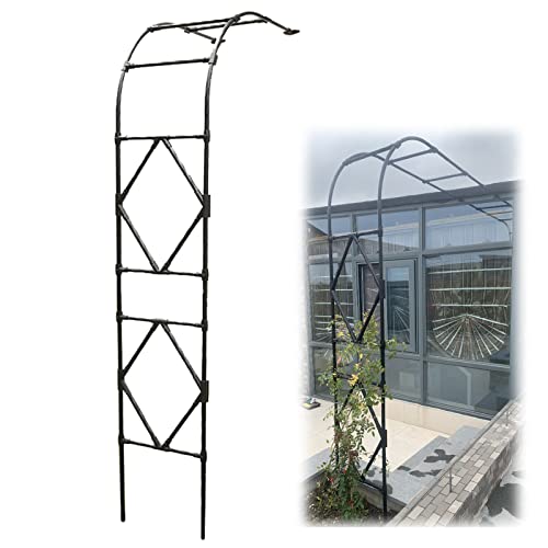 Halbseitiger Garten 240 cm Stahl Rosenweg für Tür Wege Eingänge Spalier Pergola von VGVSBG