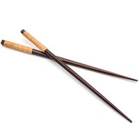 Vhbw - 1 Paar Essstäbchen - Chopsticks, Holz, anti-rutsch Design hell, braun von VHBW