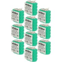 Vhbw - 10x NiMH Ersatz Knopfzellen-Akku Typ 4/V150H 3-Pins 150mAh 4,8V kompatibel mit Modellbau-Akkus, Solar-Leuchten uvm. Vhbw - 10x NiMH Ersatz Knopfzellen-Akku Typ 4/V150H 3-Pins 150mAh 4,8V kompatibel mit Modellbau-Akkus, Solar-Leuchten uvm. von VHBW
