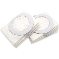 10x Staubsaugerbeutel kompatibel mit Nilfisk gd 5 Batterie, 5 Hepa, 5 back, 5, 5 Fly Staubsauger - Papier Weiß - Vhbw von VHBW