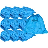 10x Textilfilter kompatibel mit Lidl Parkside pnts 30/7 e de Staubsauger, Nass-/Trockensauger - Stoffbeutel, Abwaschbar Blau - Vhbw von VHBW