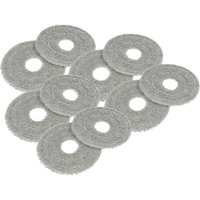 Vhbw - 10x Wischtuch kompatibel mit Dreame S10 Ultra, Plus, Pro Wischroboter, Putzroboter - Mopptuch, Wischmopp-Pad - Mikrofasertuch von VHBW