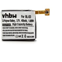 Vhbw - 1x Akku Ersatz für lg EAC62618501, BL-S3 für Smartwatch Uhr Fitnessarmband (400 mAh, 3,7 v, Li-Polymer) von VHBW