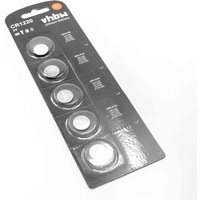 Vhbw - 20x Li-Ion Knopfzelle Batterien (4x 5er Pack) Typ CR1220 3V kompatibel mit Hörgeräten, Uhren, Autoschlüsseln, Waagen u.a. von VHBW