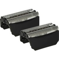 Vhbw - 2x Doppelscherfolie kompatibel mit Braun 360 Complete Elektrorasierer + Rahmen, schwarz von VHBW