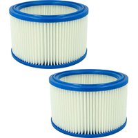 2x Filterelement kompatibel mit Festool sr 151 le-as, sr 152 le-as Akku-Staubsauger - Feinstaubfilter - Vhbw von VHBW
