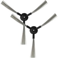 2x Seitenbürste kompatibel mit Zebot Z320, V700 Saugroboter - Reinigungsbürsten Set, schwarz / grau - Vhbw von VHBW