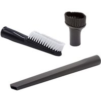 Vhbw - 3-tlg. Düsen-Set kompatibel mit Bosch UniversalVac 15, EasyVac 3, AdvancedVac 20 Staubsauger - 35 mm Schwarz Weiß von VHBW