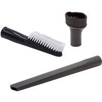 3-tlg. Düsen-Set kompatibel mit Bosch UniversalVac 15, EasyVac 3, AdvancedVac 20 Staubsauger - 35 mm Schwarz Weiß - Vhbw von VHBW