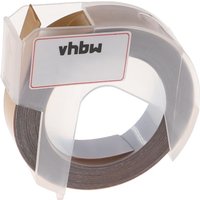 3D Prägeband-Schriftband-Kassette kompatibel mit Phomemo E975 Etiketten-Drucker 9mm Weiß auf Gold - Vhbw von VHBW