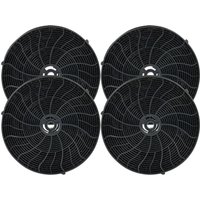 4x Aktivkohlefilter kompatibel mit Whirlpool 208340804403 PRF0043, 208340804405 PRF0043, 208340804404 PRF0094 Dunstabzugshaube - Vhbw von VHBW