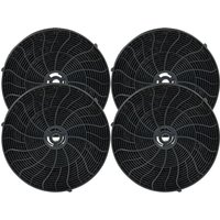 4x Aktivkohlefilter kompatibel mit Whirlpool 208350761112PRF01011, 208350761108 PRF0101, 208350761107 PRF0101 Dunstabzugshaube - Vhbw von VHBW