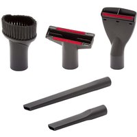 Vhbw - 5-tlg. KFZ-Reinigungs-Düsen-Set kompatibel mit Bosch EasyVac 3, AdvancedVac 20, UniversalVac 15 Staubsauger - 35 mm Schwarz von VHBW