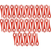Vhbw - 50x Ersatz-Messer Ersatz für Einhell 34.057.30 für Rasentrimmer - Ersatzklinge Rot, Nylon / Kunststoff Vhbw - 50x Ersatz-Messer Ersatz für Einhell 34.057.30 für Rasentrimmer - Ersatzklinge Rot, Nylon / Kunststoff von VHBW