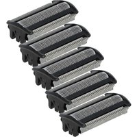 Vhbw - 5x Ersatz-Scherköpfe kompatibel mit Philips YS534, YS53x, YS52x, YS53 Elektrorasierer, Schwarz Silber von VHBW
