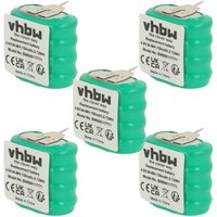 Vhbw - 5x NiMH Ersatz Knopfzellen-Akku Typ 4/V150H 3-Pins 150mAh 4,8V kompatibel mit Modellbau-Akkus, Solar-Leuchten uvm. Vhbw - 5x NiMH Ersatz Knopfzellen-Akku Typ 4/V150H 3-Pins 150mAh 4,8V kompatibel mit Modellbau-Akkus, Solar-Leuchten uvm. von VHBW