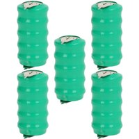Vhbw - 5x NiMH Ersatz Knopfzellen-Akku Typ V80H 3-Pins 80mAh 6V kompatibel mit Modellbau-Akkus, Solar-Leuchten uvm. Vhbw - 5x NiMH Ersatz Knopfzellen-Akku Typ V80H 3-Pins 80mAh 6V kompatibel mit Modellbau-Akkus, Solar-Leuchten uvm. von VHBW