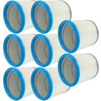 8x Faltenfilter Ersatz für Hilti 05-0006-08 für Staubsauger - Patronenfilter, Blau Silber Weiß - Vhbw von VHBW